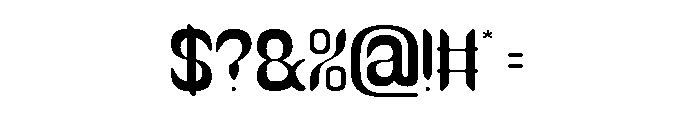 Melancholic Romance-Light Font OTHER CHARS