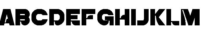 Melankole Font UPPERCASE