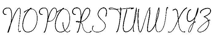 Melathea Font UPPERCASE