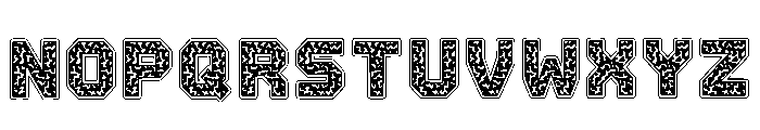 Melba Regular Font UPPERCASE