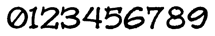 MelboRegular Font OTHER CHARS