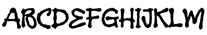 MelboRegular Font UPPERCASE