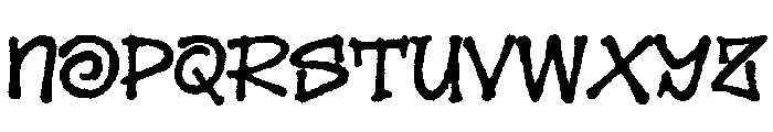 MelboRegular Font UPPERCASE