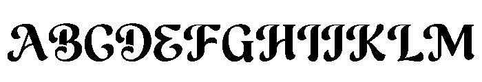 Melfina Font UPPERCASE