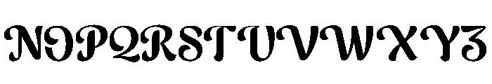 Melfina Font UPPERCASE