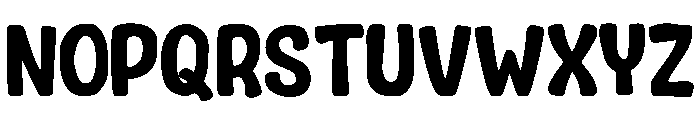 Melgira Rough Font UPPERCASE