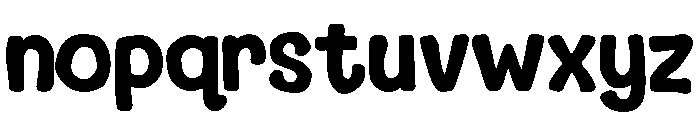 Melgira Rough Font LOWERCASE
