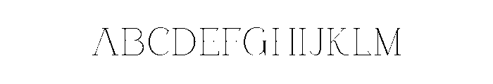 Melgita Benka Extra Light Font UPPERCASE