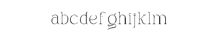 Melgita Benka Extra Light FONT