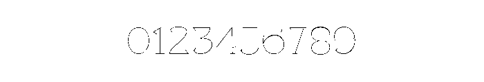 Melgita Benka Thin Font OTHER CHARS