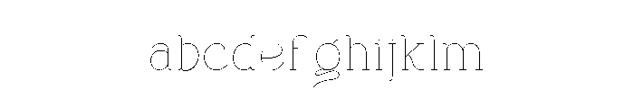 Melgita Benka Thin FONT