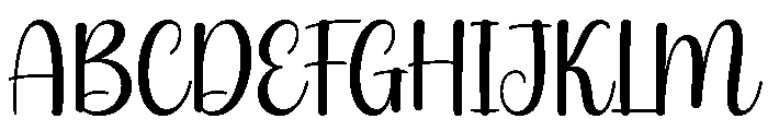 Melintta Font UPPERCASE