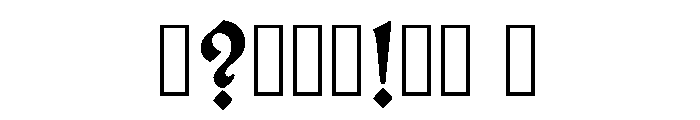 Meliph Regular Font OTHER CHARS