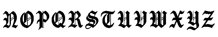 Meliph Regular Font LOWERCASE