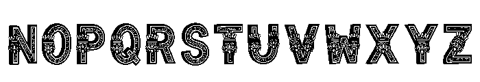 Melita Regular Font UPPERCASE