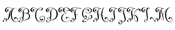 Melkova Regular Font UPPERCASE