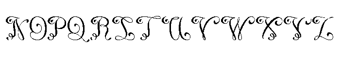 Melkova Regular Font UPPERCASE