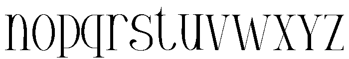 Melkova Regular Font LOWERCASE