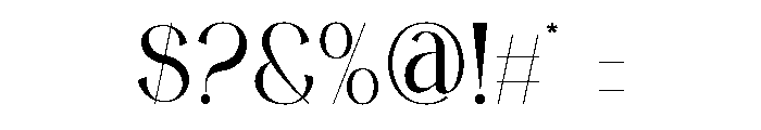 Mellano Font OTHER CHARS