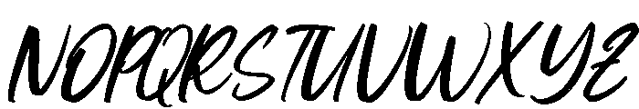 Mellarose Italic Font UPPERCASE