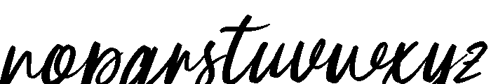 Mellarose Italic Font LOWERCASE