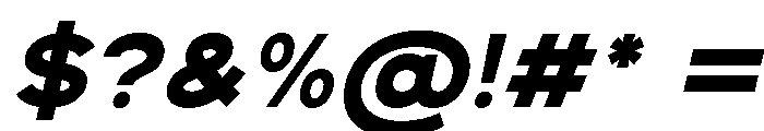 Mello Sans Bold Italic Font OTHER CHARS