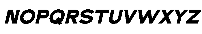 Mello Sans Bold Italic Font UPPERCASE