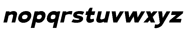 Mello Sans Bold Italic Font LOWERCASE