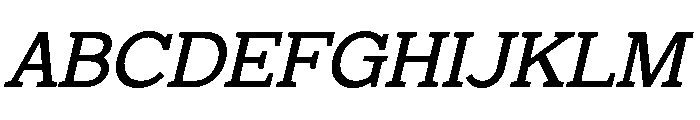 Mello Serif Extra Light Italic Font UPPERCASE