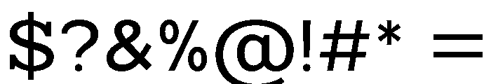 Mello Serif Extra Light Font OTHER CHARS