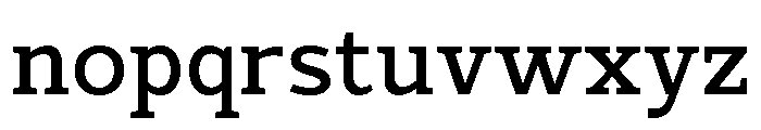 Mello Serif Extra Light Font LOWERCASE