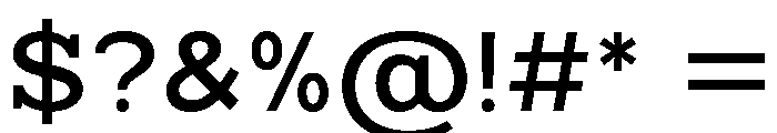 Mello Serif Light Font OTHER CHARS