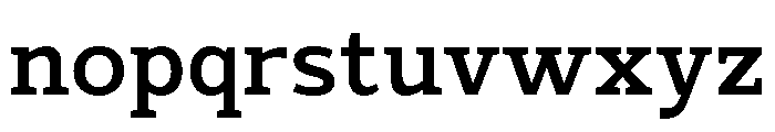 Mello Serif Light Font LOWERCASE