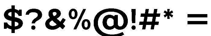 Mello Serif Medium Font OTHER CHARS