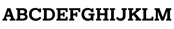 Mello Serif Medium Font UPPERCASE