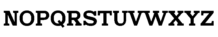 Mello Serif Medium Font UPPERCASE