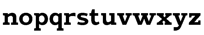 Mello Serif Medium Font LOWERCASE