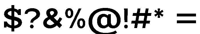 Mello Serif Regular Font OTHER CHARS