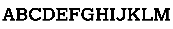 Mello Serif Regular Font UPPERCASE