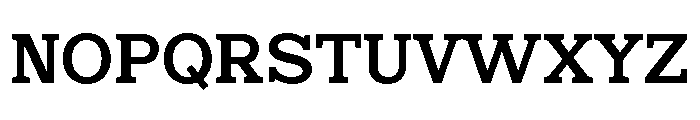 Mello Serif Regular Font UPPERCASE