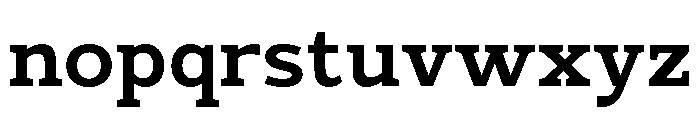 Mello Serif Regular Font LOWERCASE