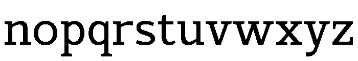 Mello Serif Thin Font LOWERCASE