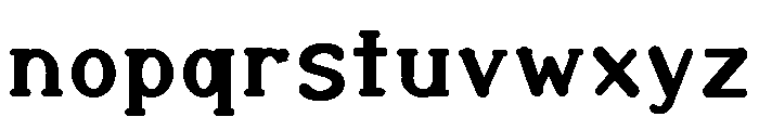 Mello Vista Regular Font LOWERCASE