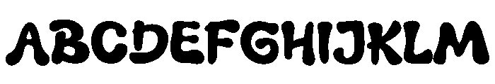 Melloby Font UPPERCASE