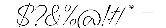 Mellonia Regular Font OTHER CHARS