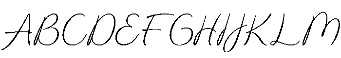 Mellonia Regular Font UPPERCASE