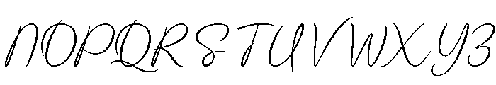 Mellonia Regular Font UPPERCASE