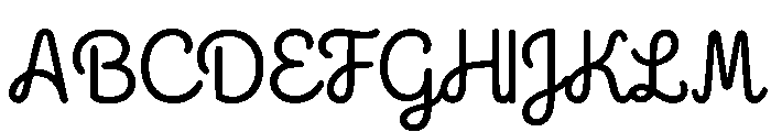 Mellovia Regular Font UPPERCASE
