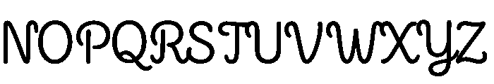 Mellovia Regular Font UPPERCASE