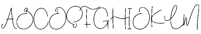 Mellow Daily Font UPPERCASE